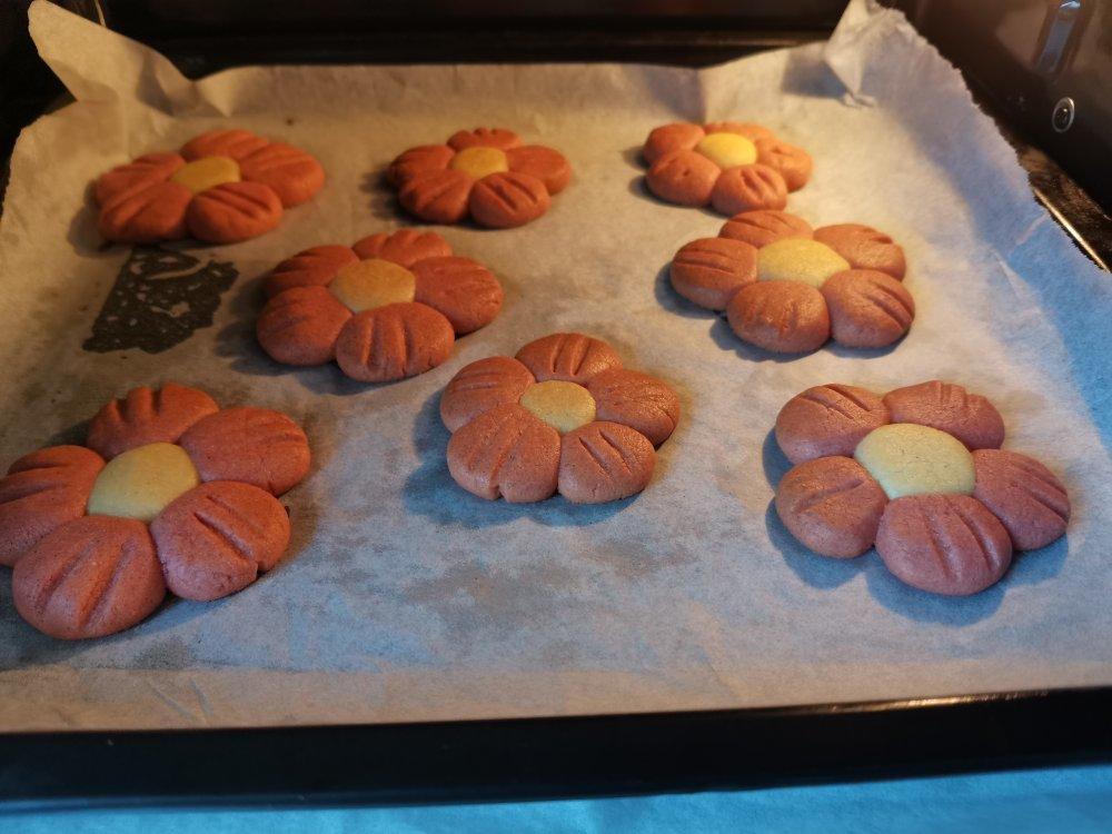 送你一朵小红花同款饼干