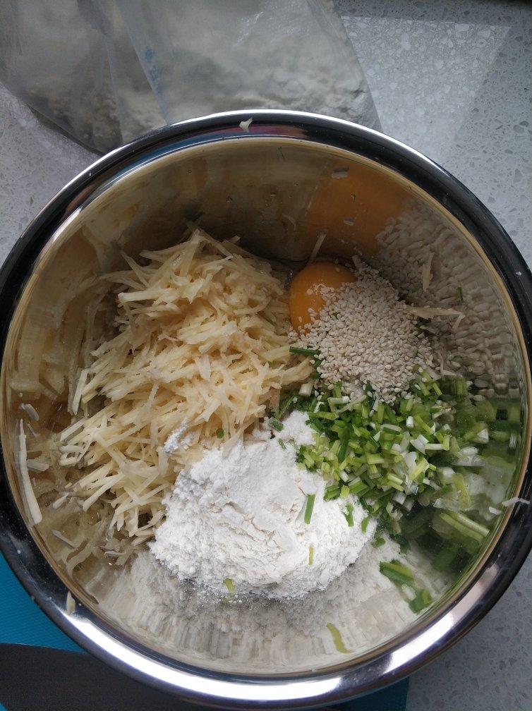 鸡蛋土豆饼