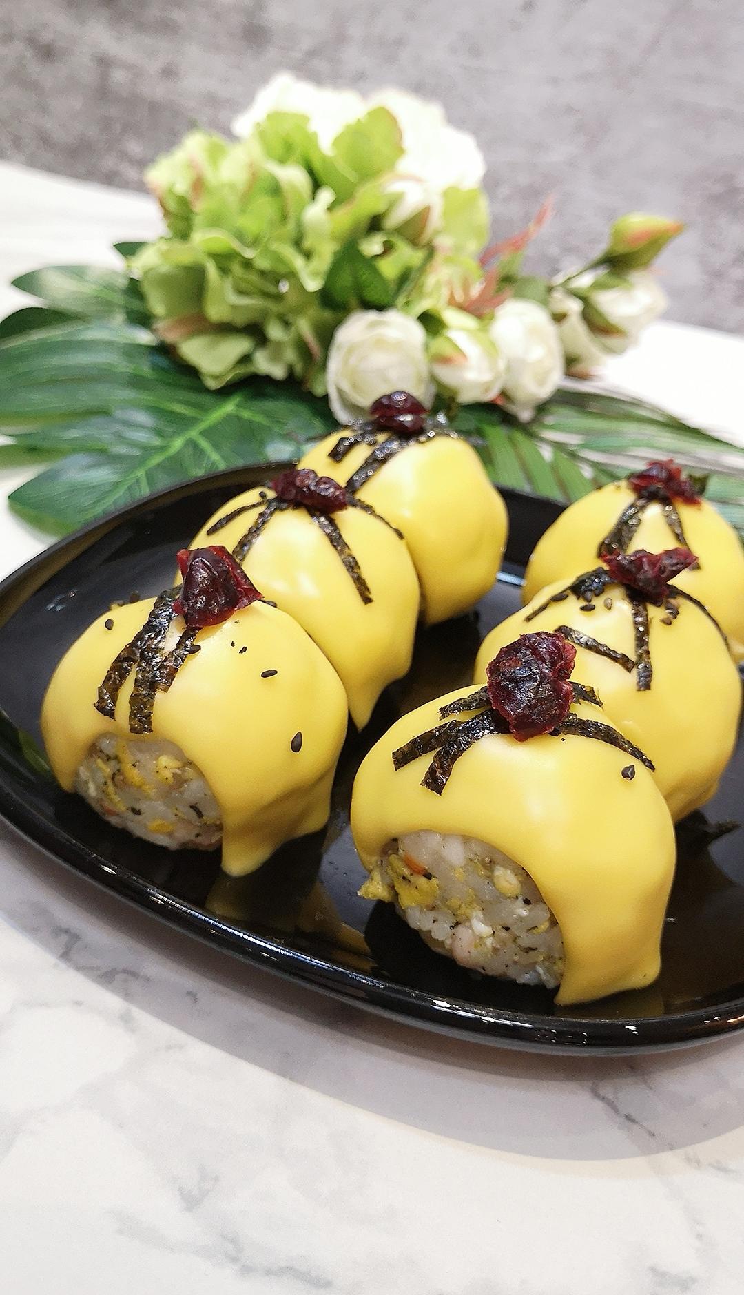 奶酪什锦烤饭团