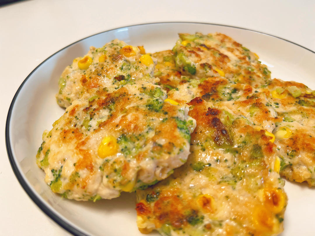 减肥餐低脂鸡胸肉饼