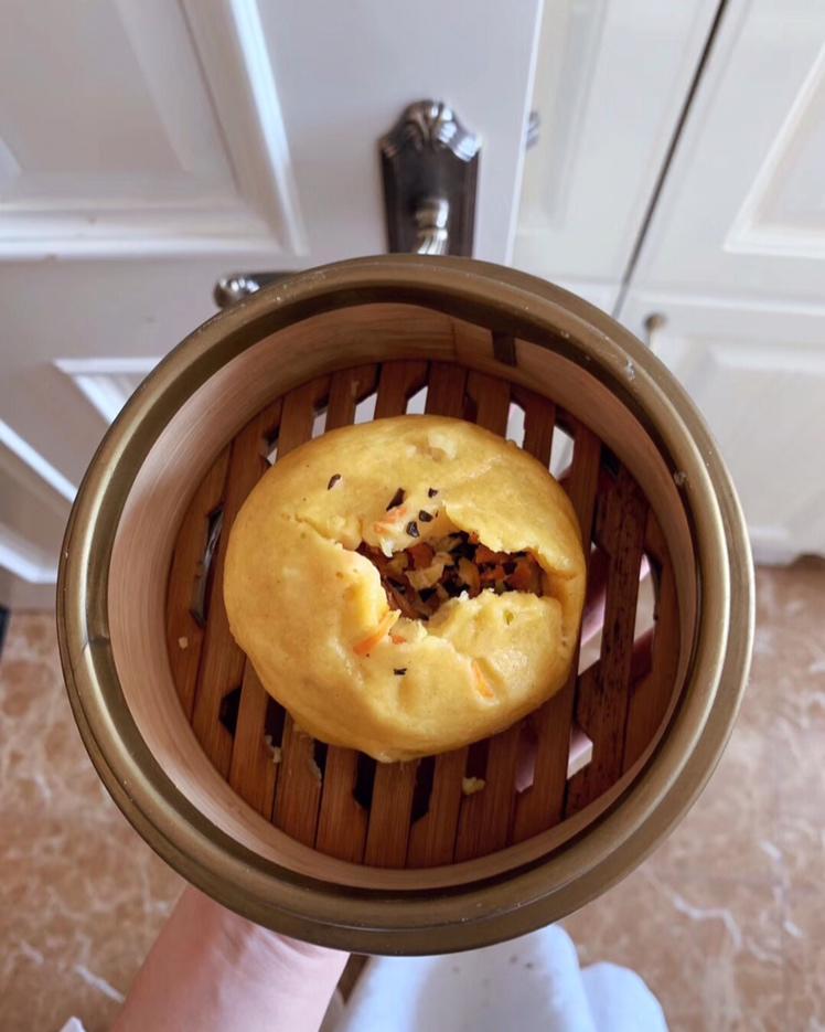 胡萝卜木耳鸡蛋素包子