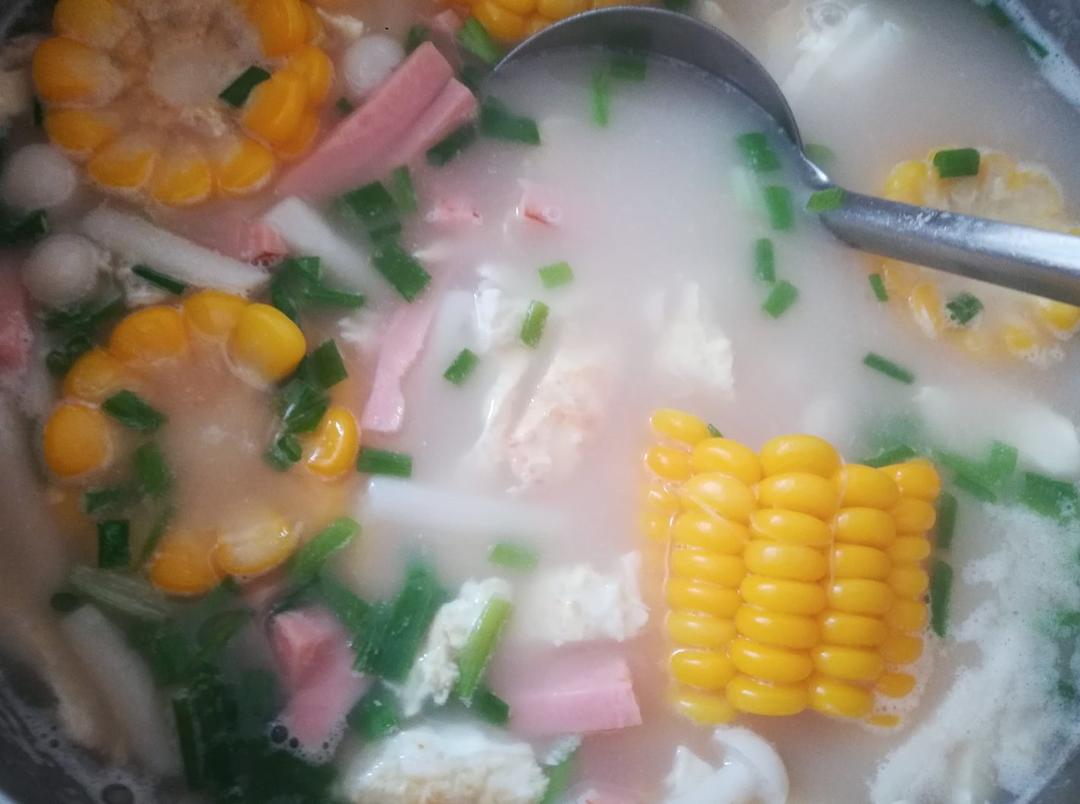 减脂餐｜菌菇蛋丝汤