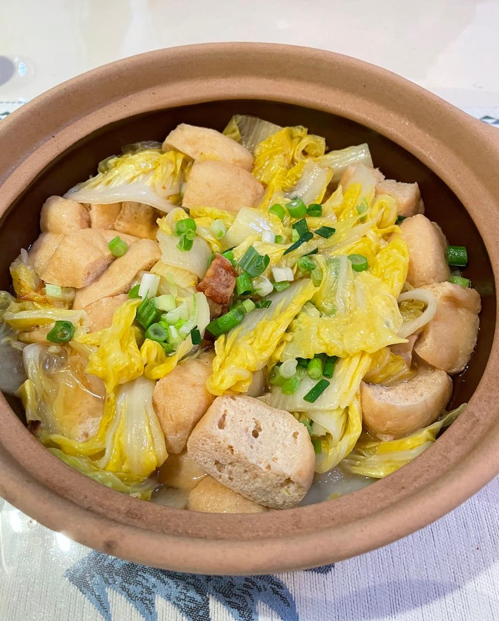 大白菜豆腐果儿的做法