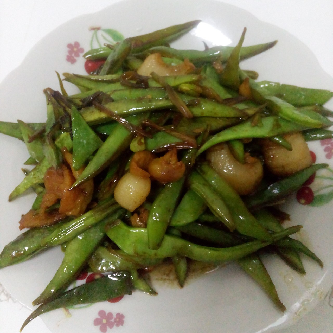 豆角炒肉