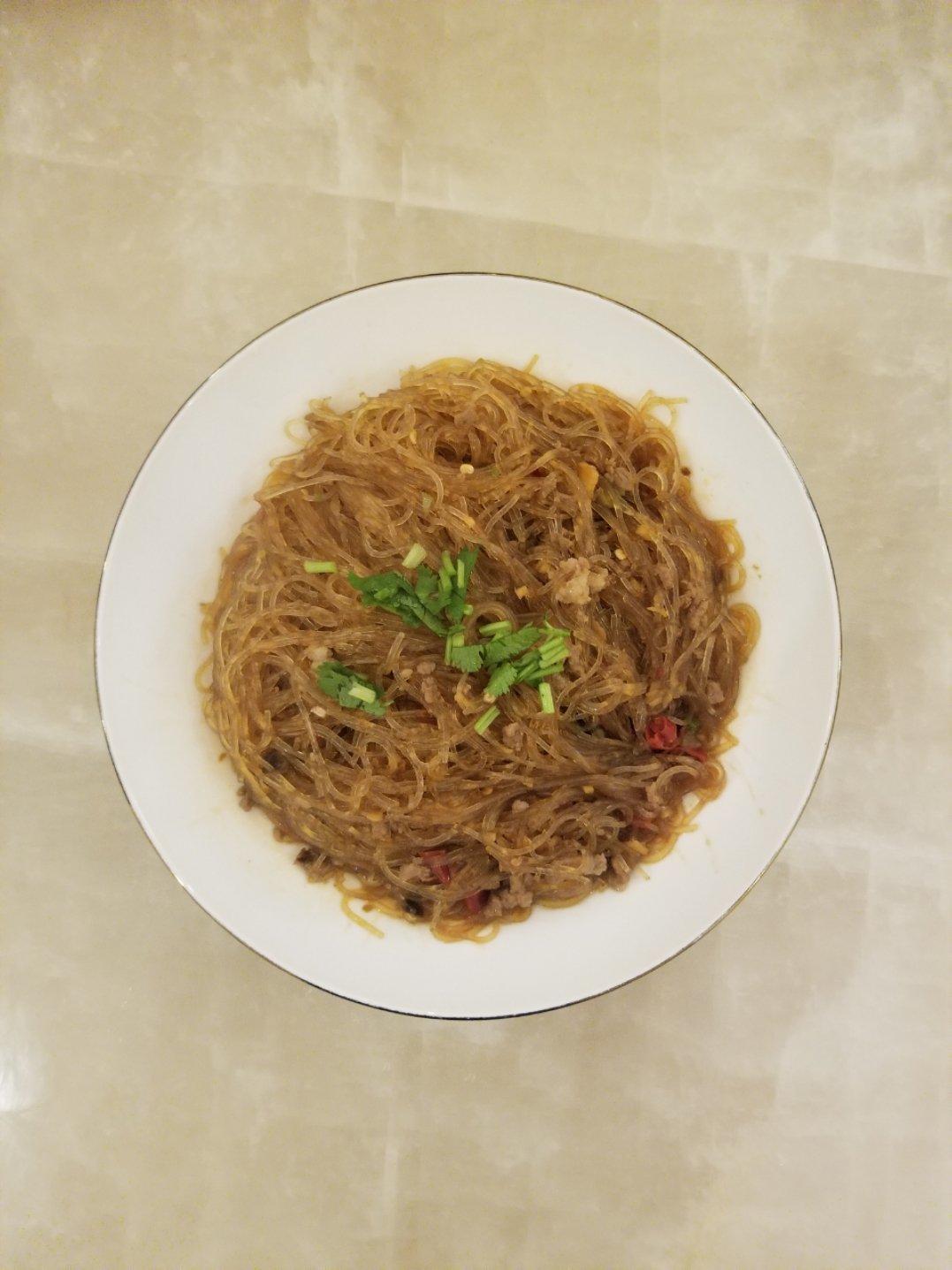 蚂蚁上树（肉末粉丝煲）