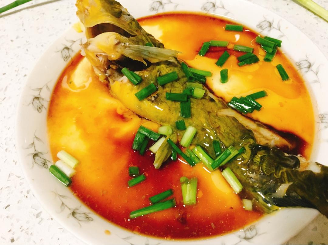 卡卡妈咪做的昂刺鱼炖蛋