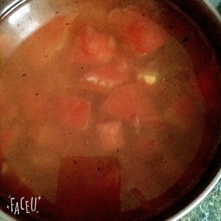 超级浓超好喝的番茄土豆汤