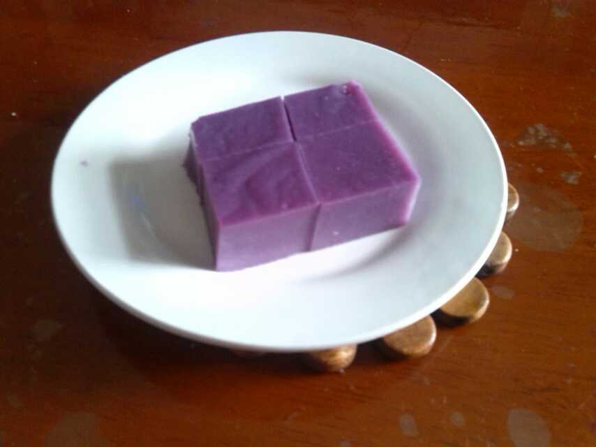紫薯冻芝士