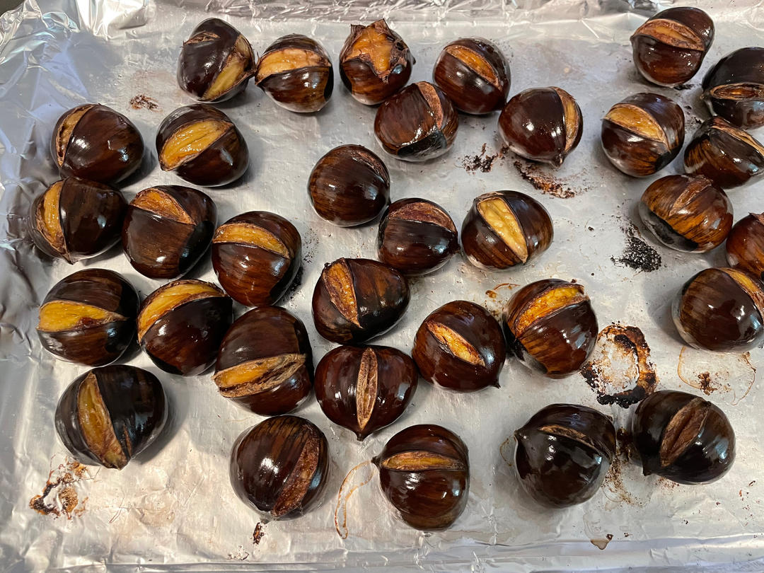 ‼️香甜软糯‼️轻松好剥㊙️烤箱版糖炒栗子