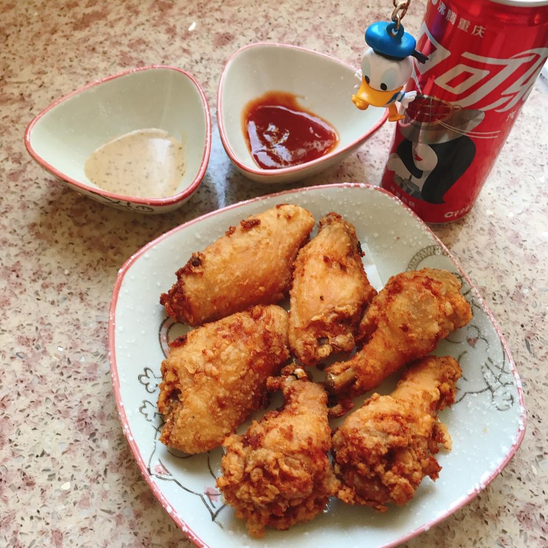 不用炸鸡粉也可以炸出酥脆炸鸡腿