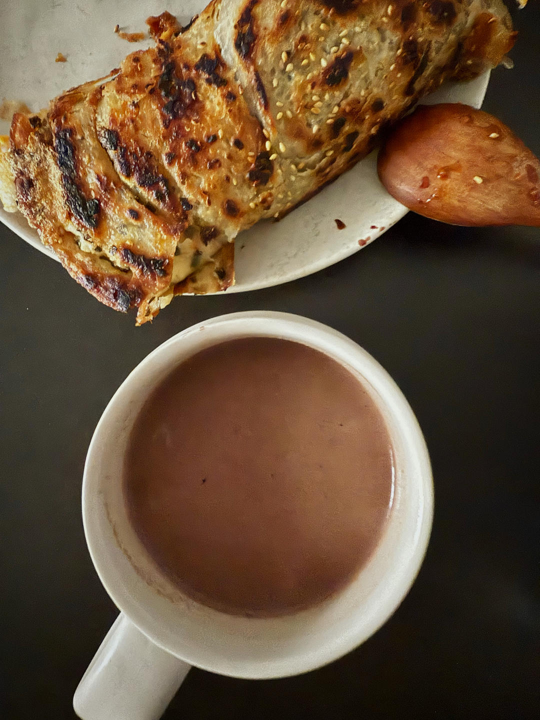 自制黑巧克力酱（可可牛奶好帮手）