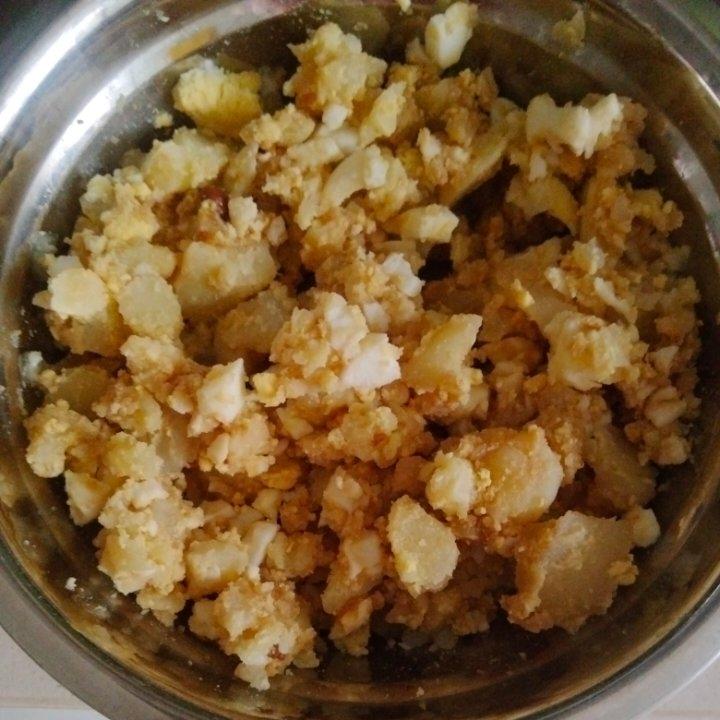土豆鸡蛋泥
