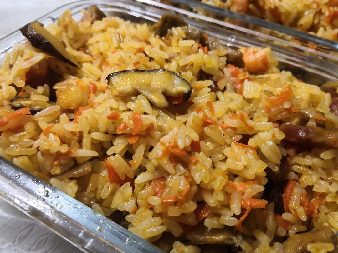 胡萝卜炒饭的做法