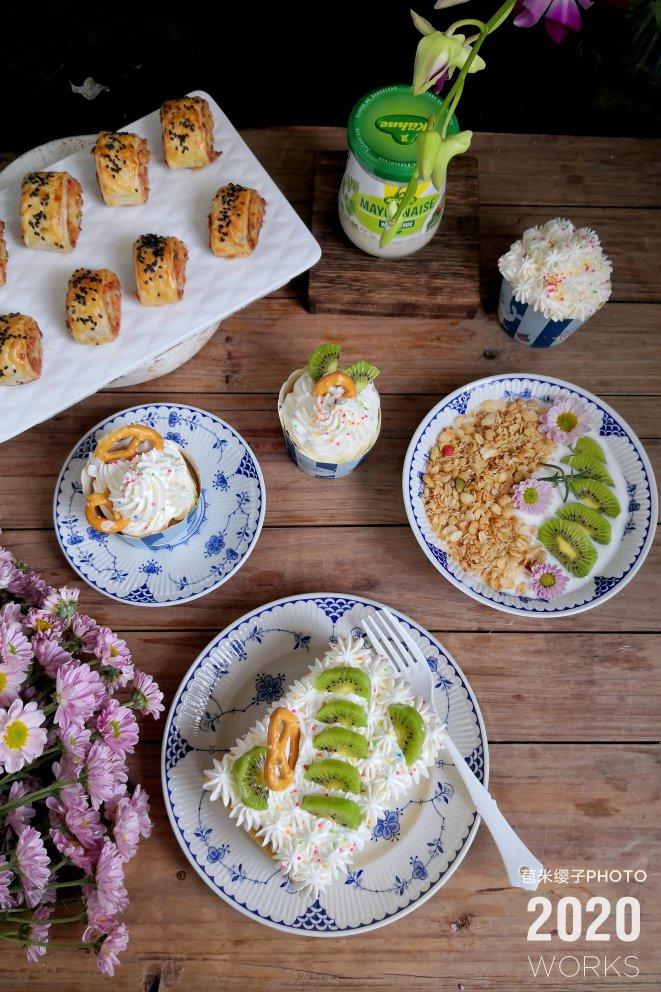 懒人早餐㊙️‼️手抓饼版火腿肉松酥