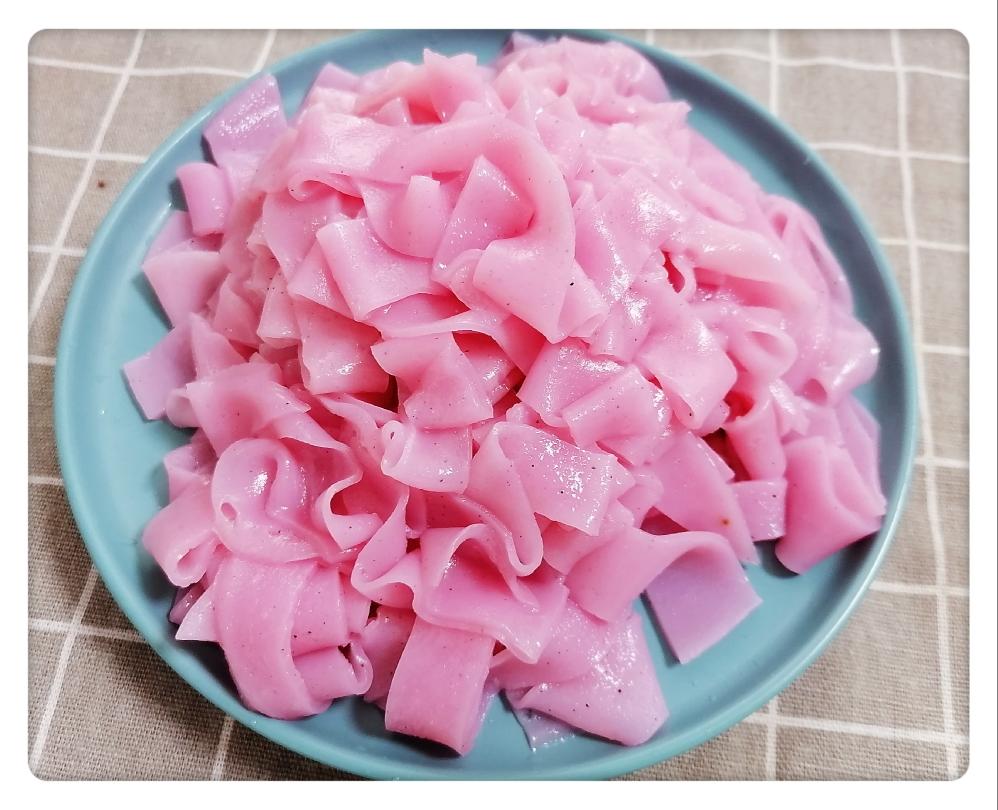 彩色凉皮（洗面版）的做法