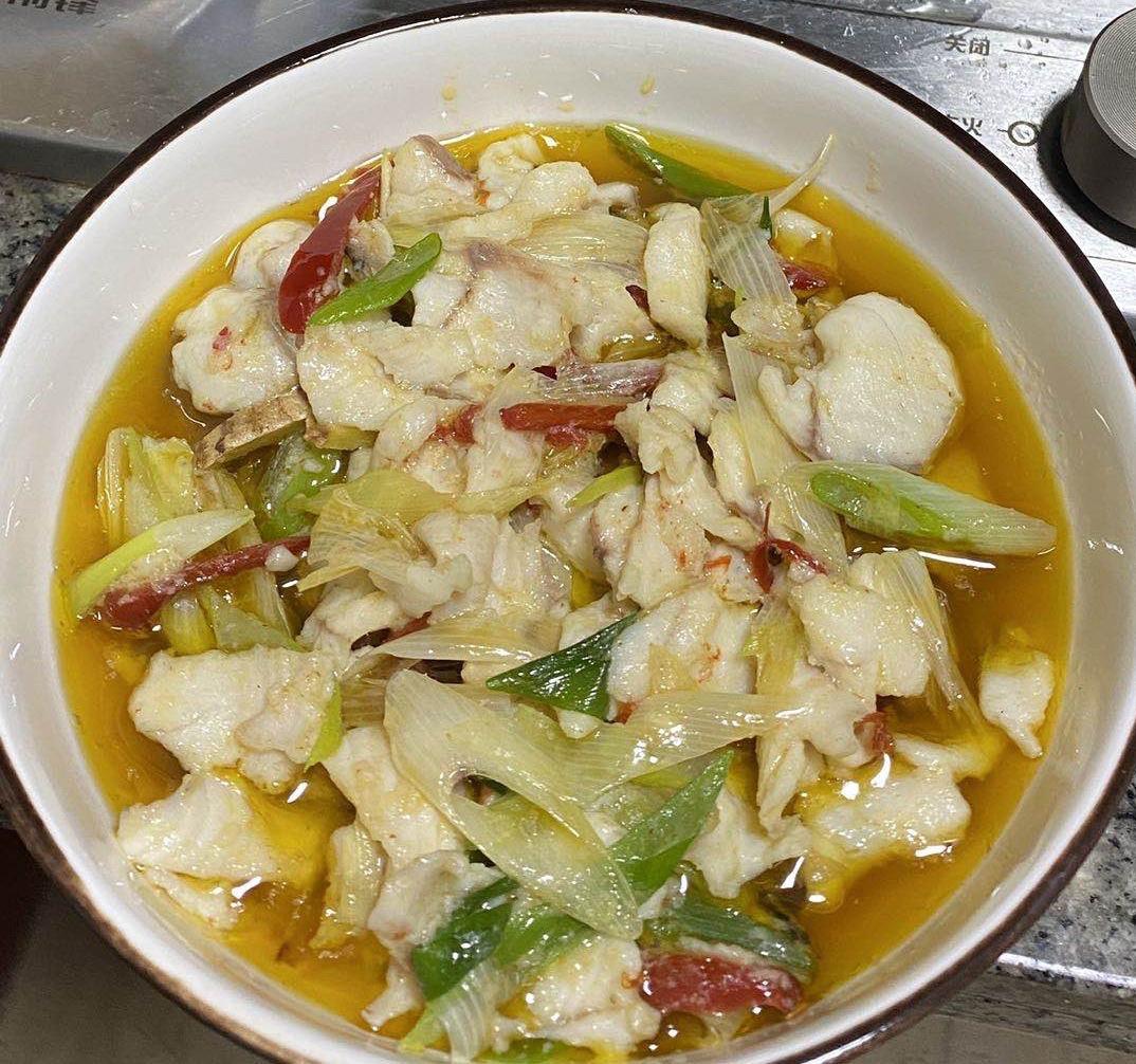 gu658做的滑炒黑鱼片