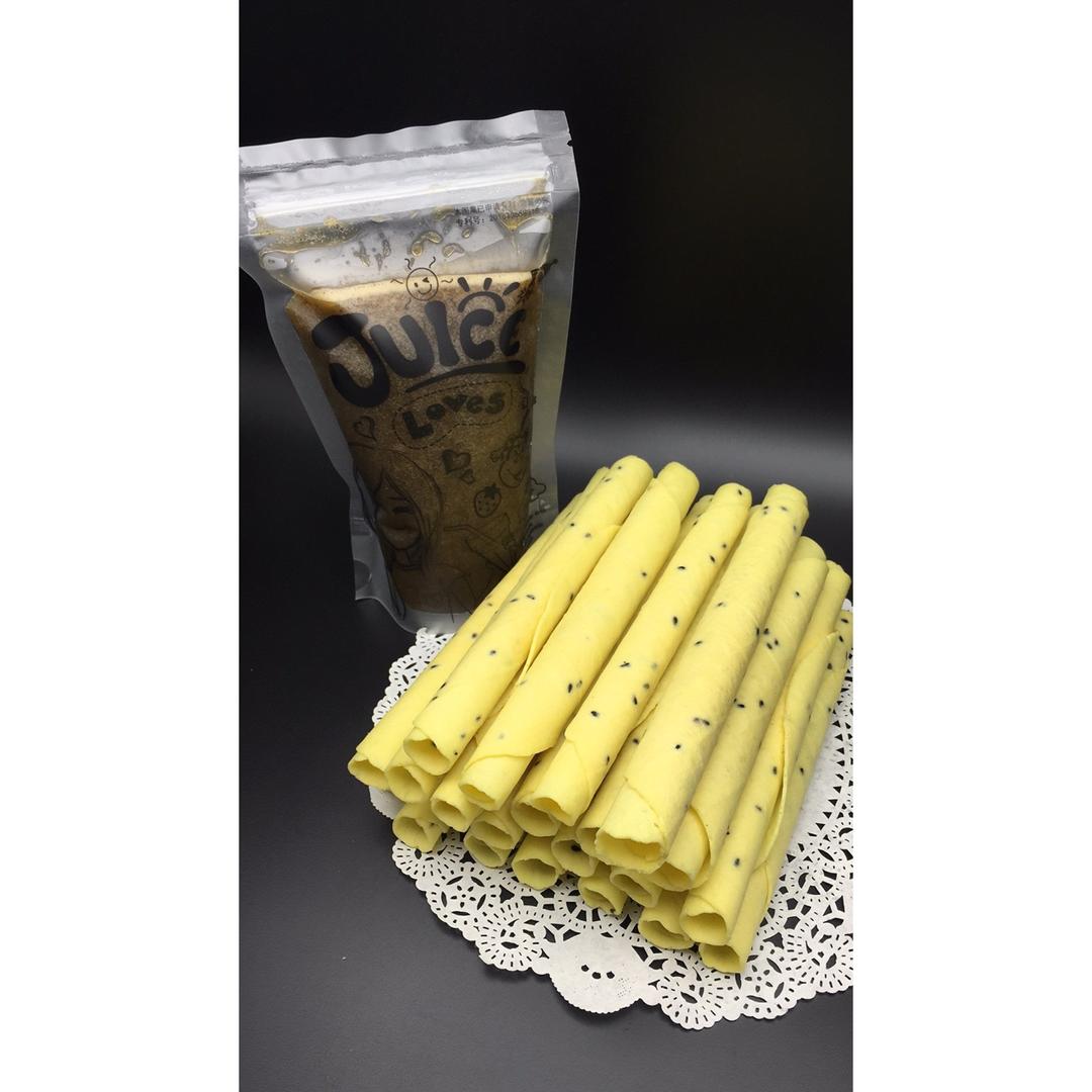 黄油芝麻蛋卷