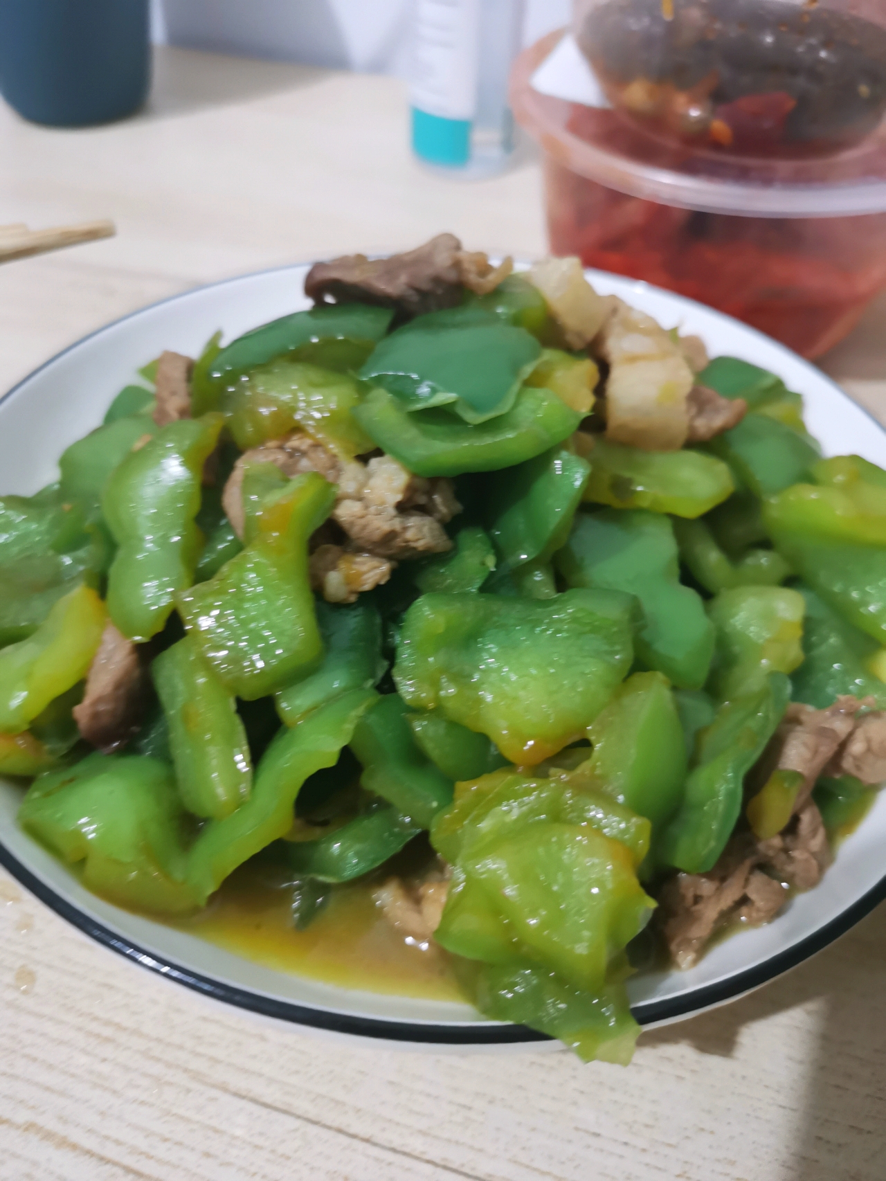 下饭神器👉青椒炒肉