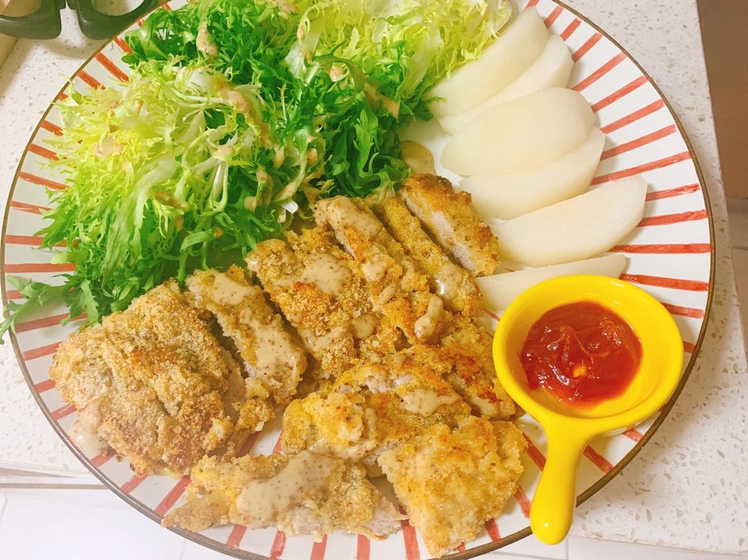 日式炸猪排（非油炸 揚げないとんかつ）