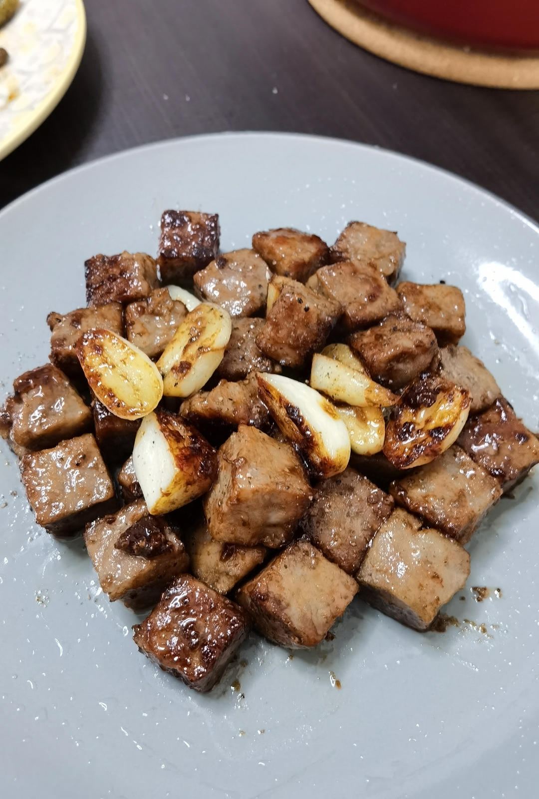 超级好吃的香煎牛肉粒🍽️