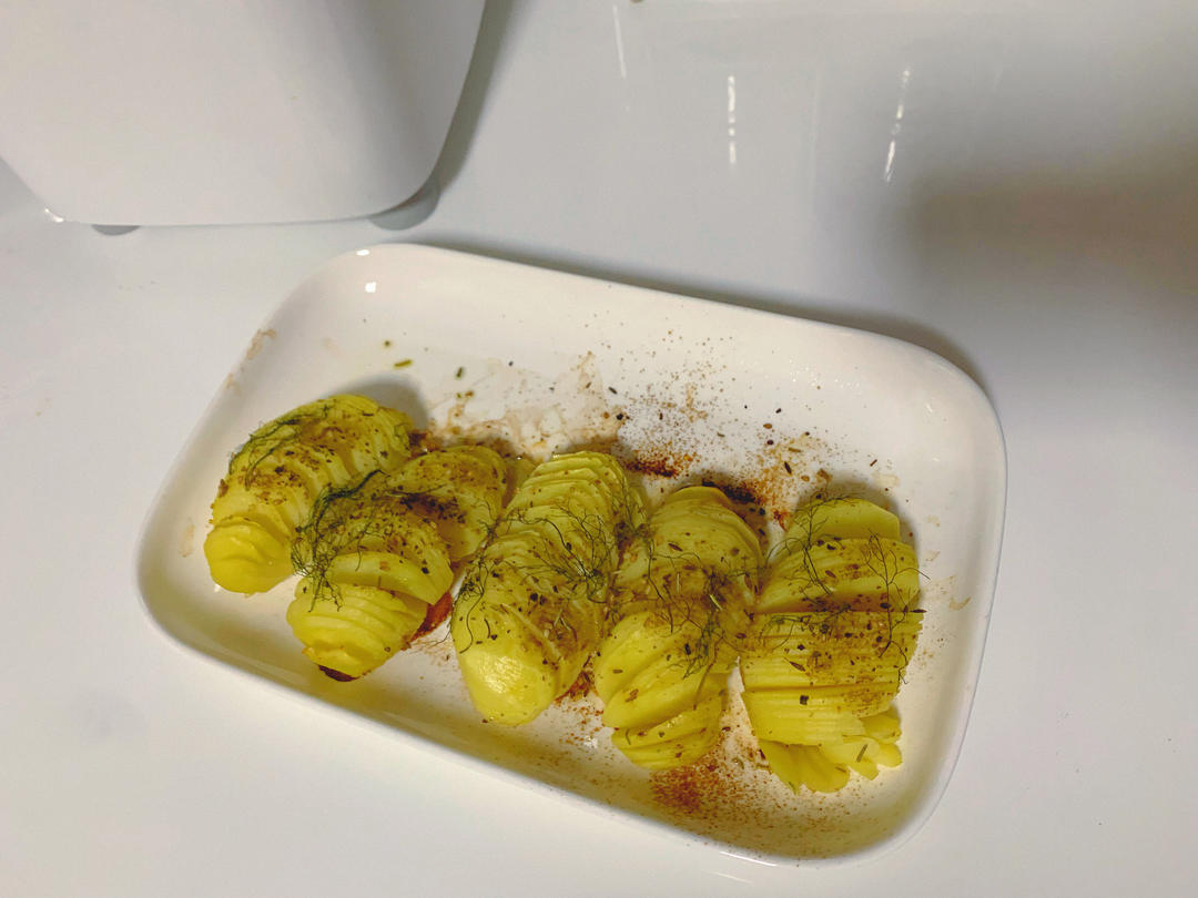 烤蓑衣土豆