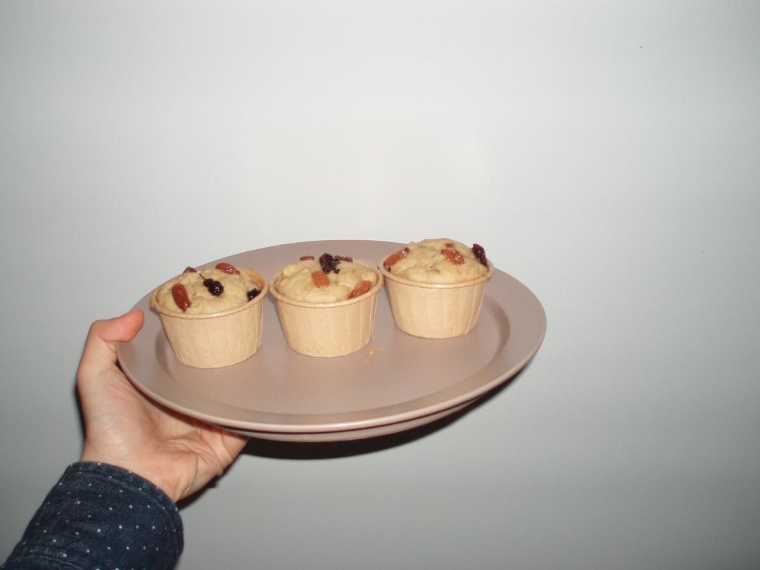 少女心的香蕉蔓越莓玛芬