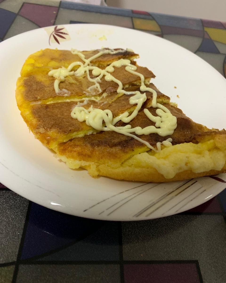 蓬松煎蛋饼
