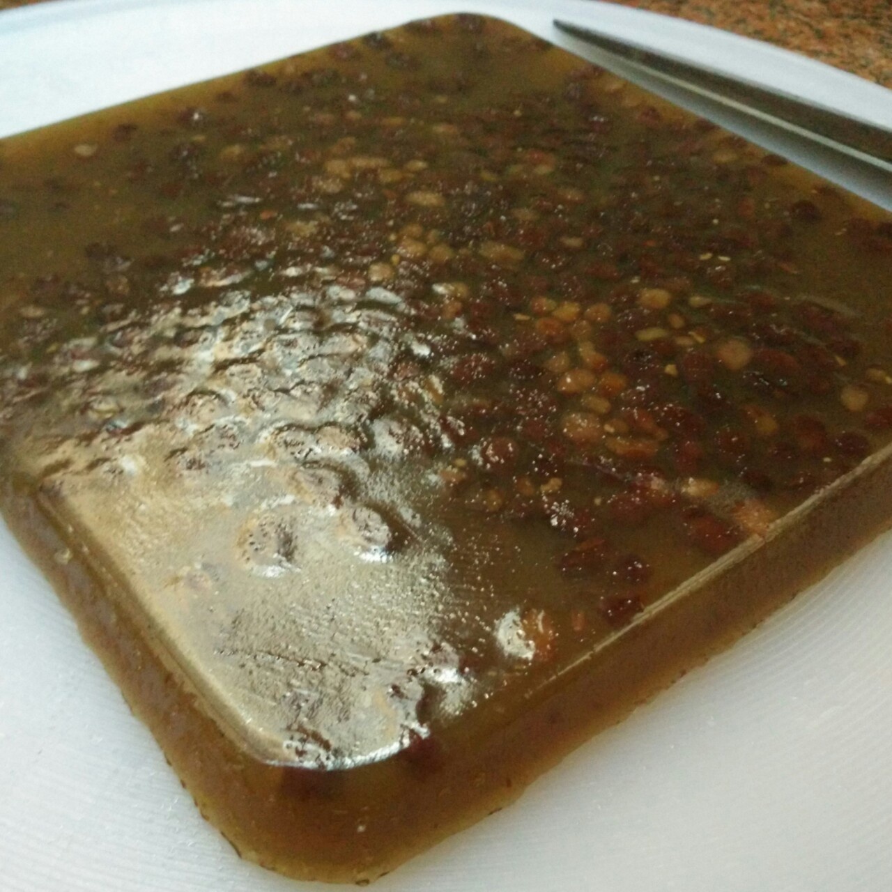 冰晶红豆马蹄糕