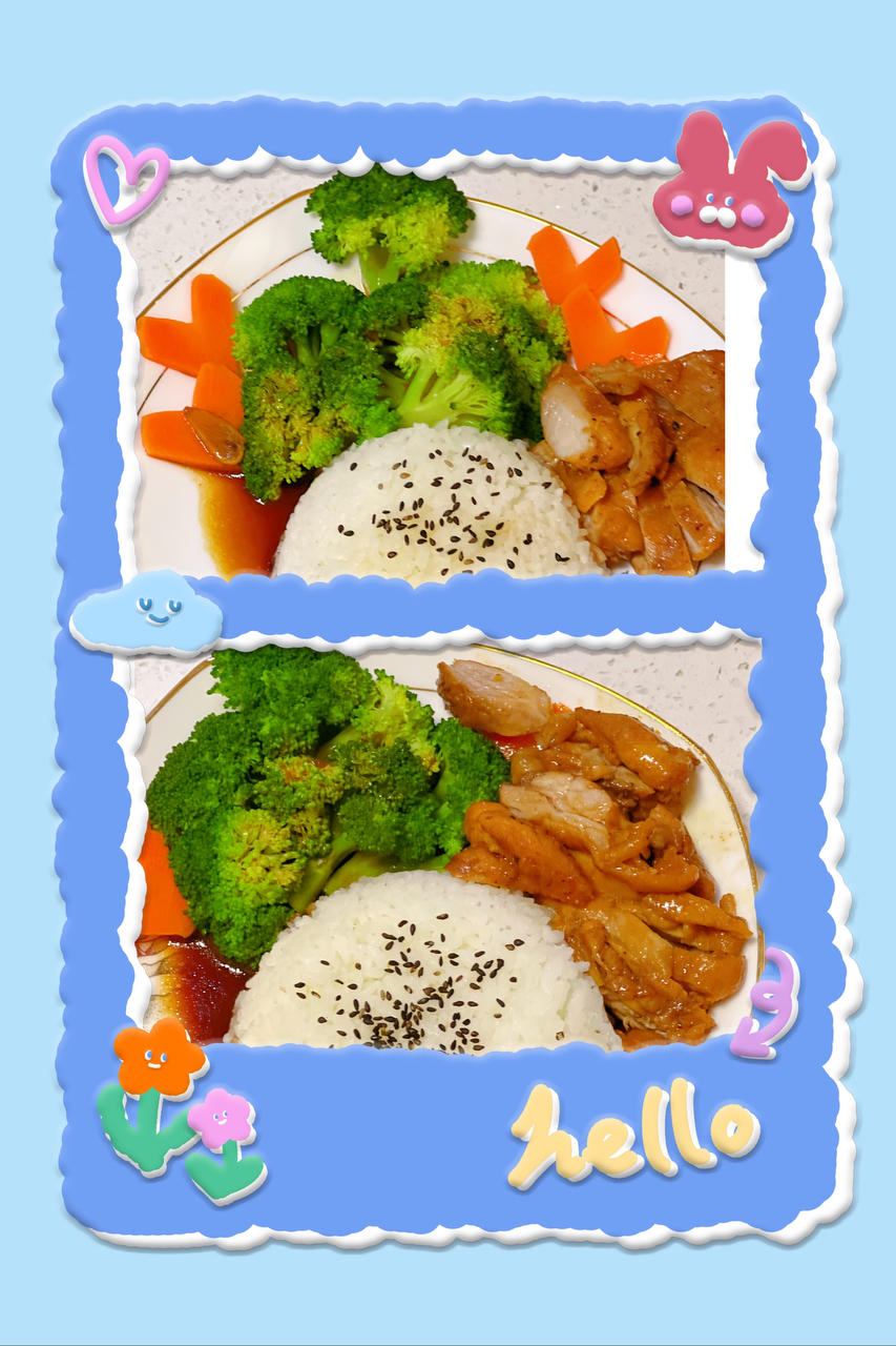照烧鸡腿饭