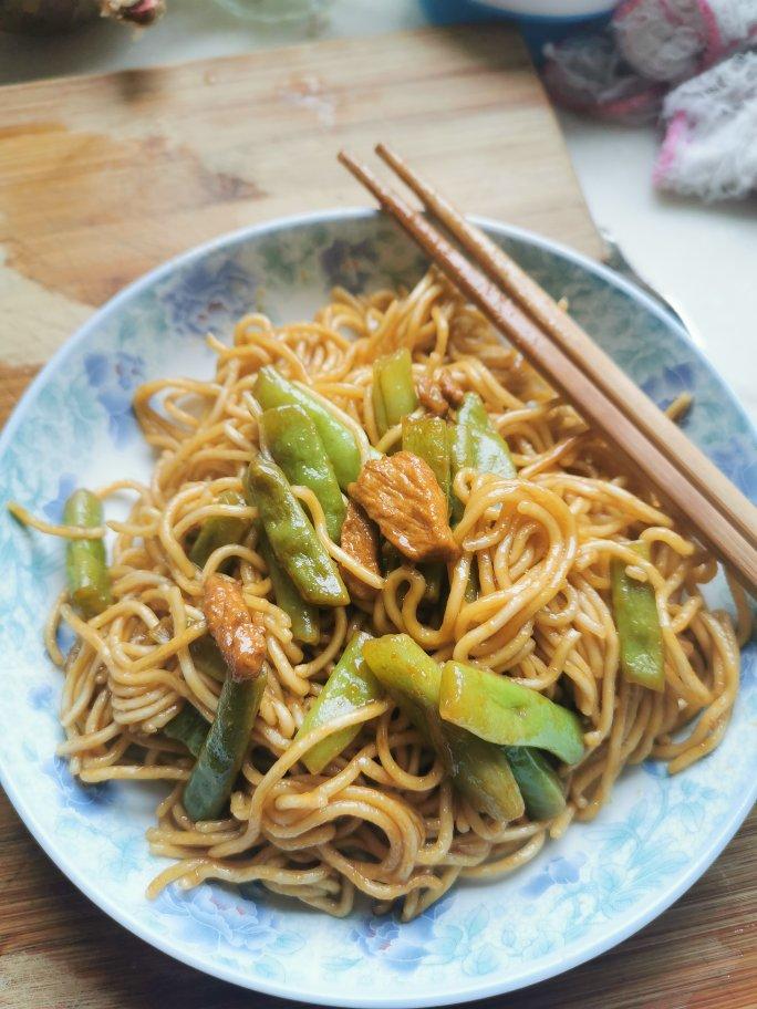 家常豆角焖面
