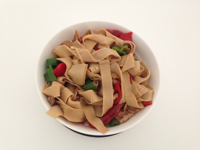 芝麻小叶做的百叶炒肉丝