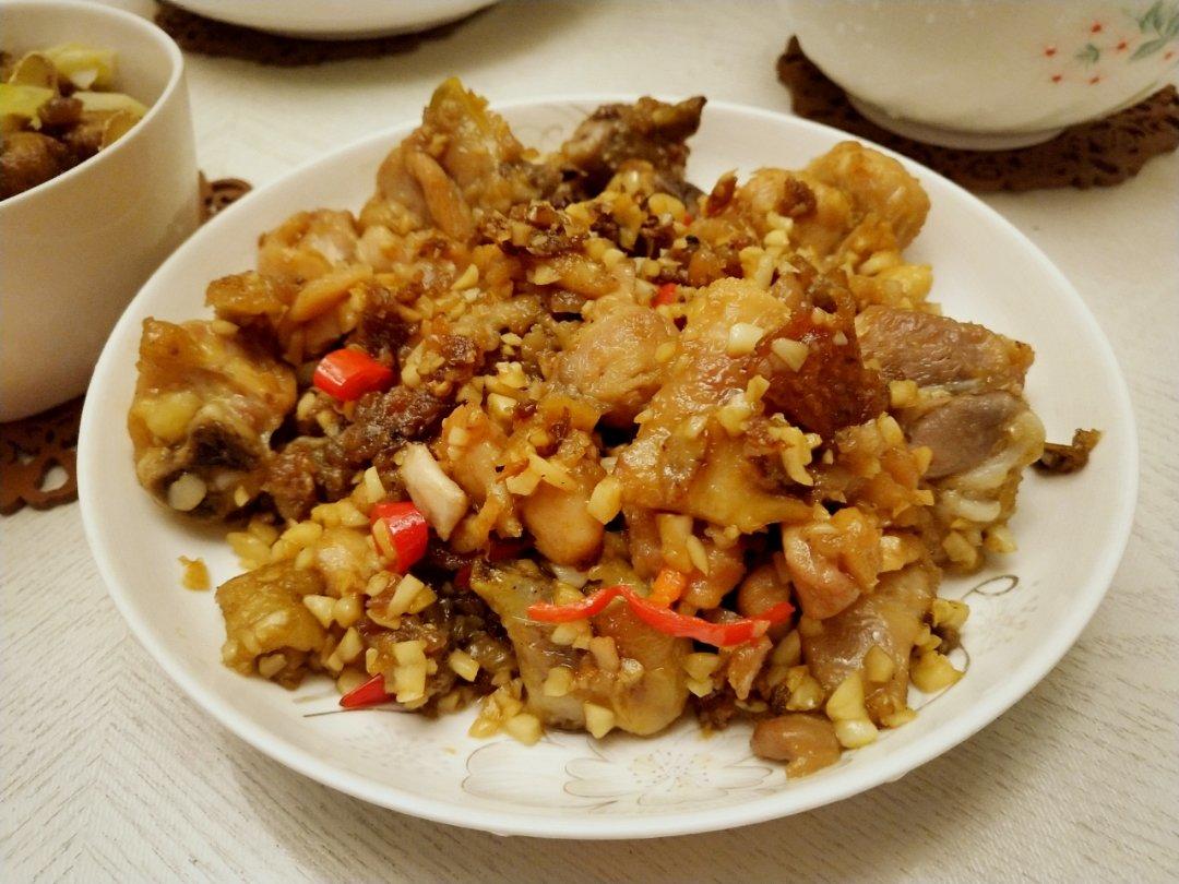 蒜味辣鸡块