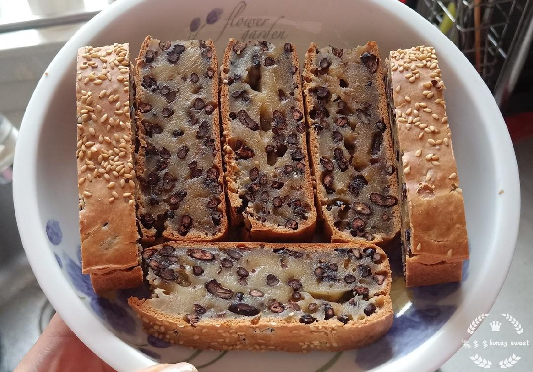 台湾小吃，红豆烤年糕！