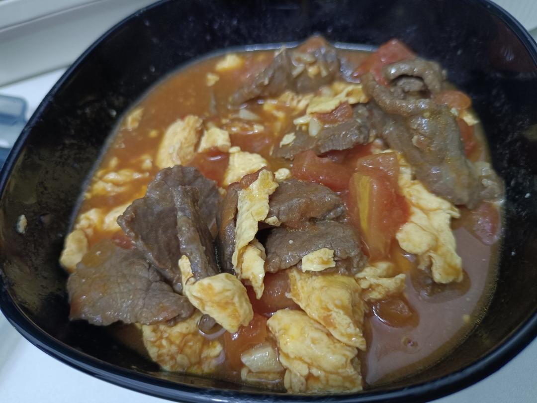 酸甜浓郁～超开胃🔥番茄滑蛋牛肉饭