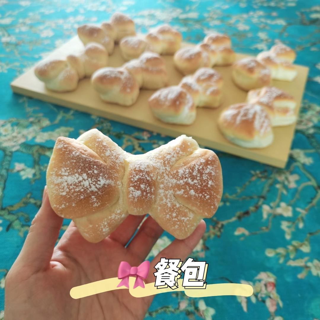 🎀新手友好—老阿姨的少女心蝴蝶结面包（多图详细）