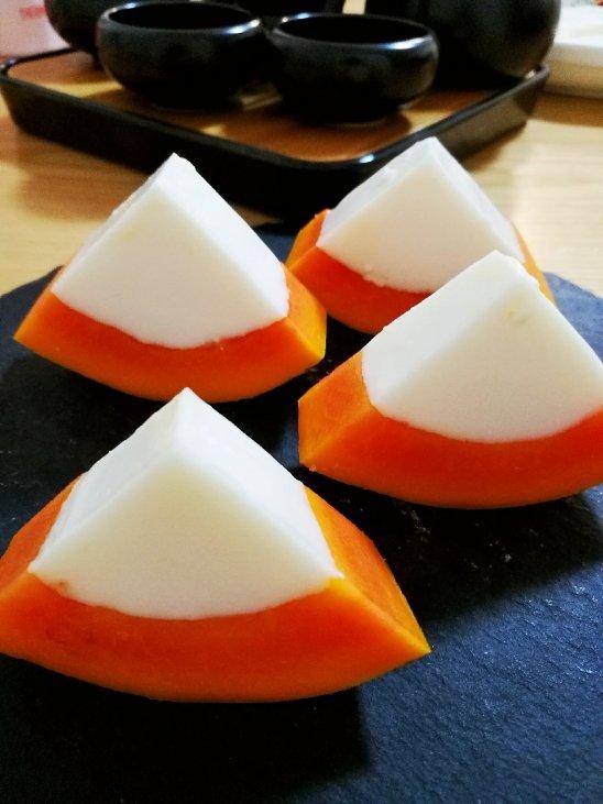 木瓜椰奶冻