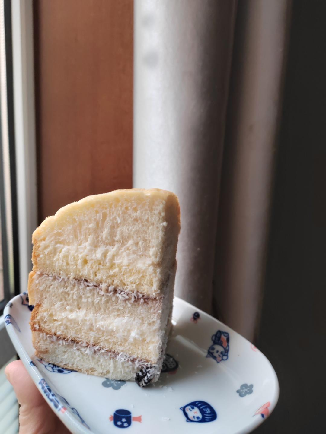 椰蓉蓝莓面包