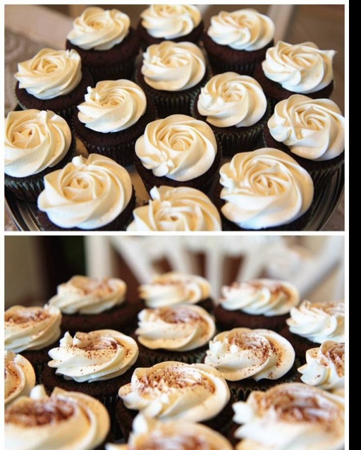 古典巧克力cupcake配马斯卡彭奶油霜