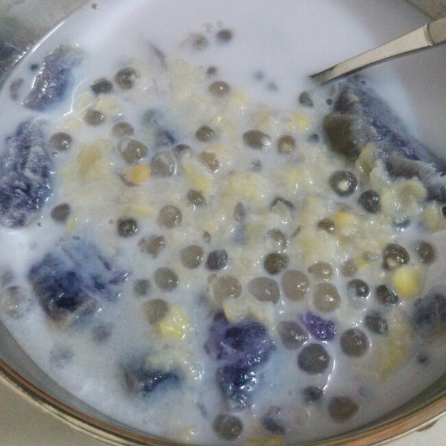 紫薯椰奶西米露