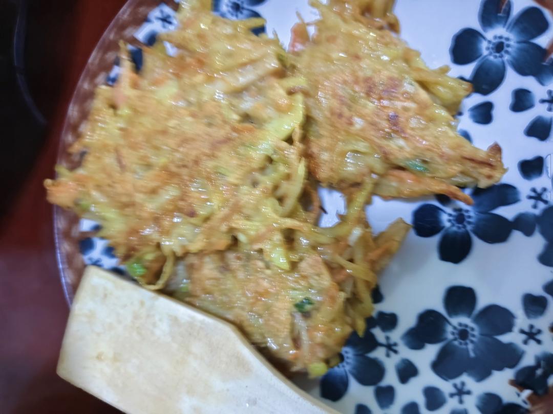 土豆饼(土豆胡萝卜丝饼)