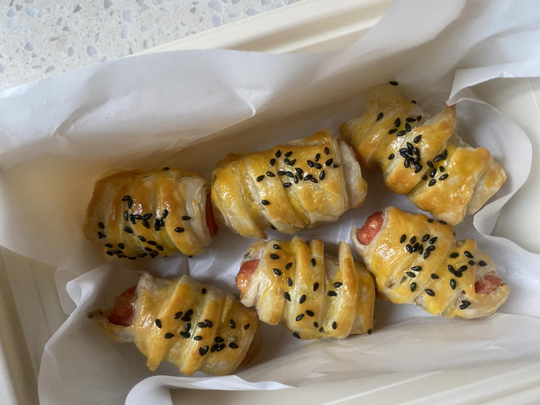 手抓饼卷香肠