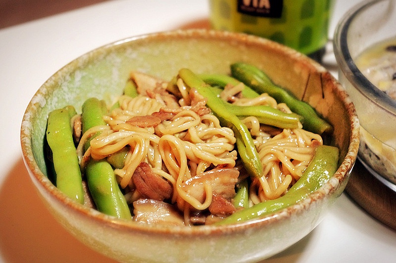 扁豆焖面