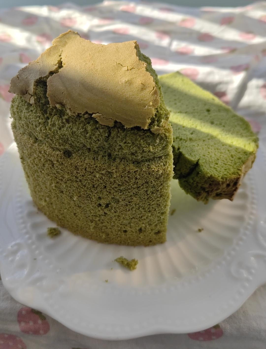 青井老师の抹茶戚风（17cm或18cm中空模）