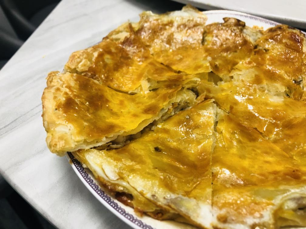 手抓饼烤香蕉的做法