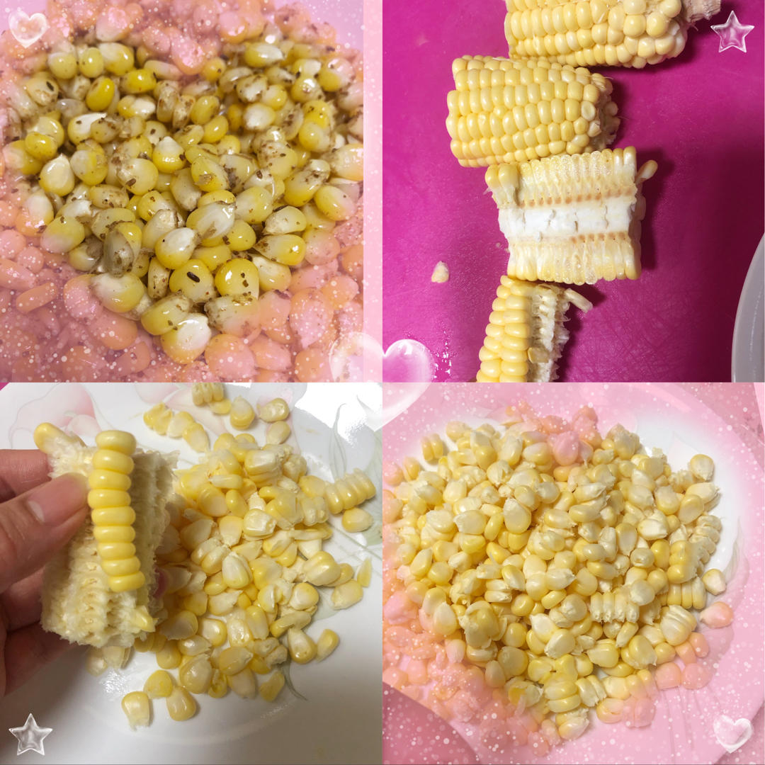 yoyo得幸福小家做的巧剥玉米粒
