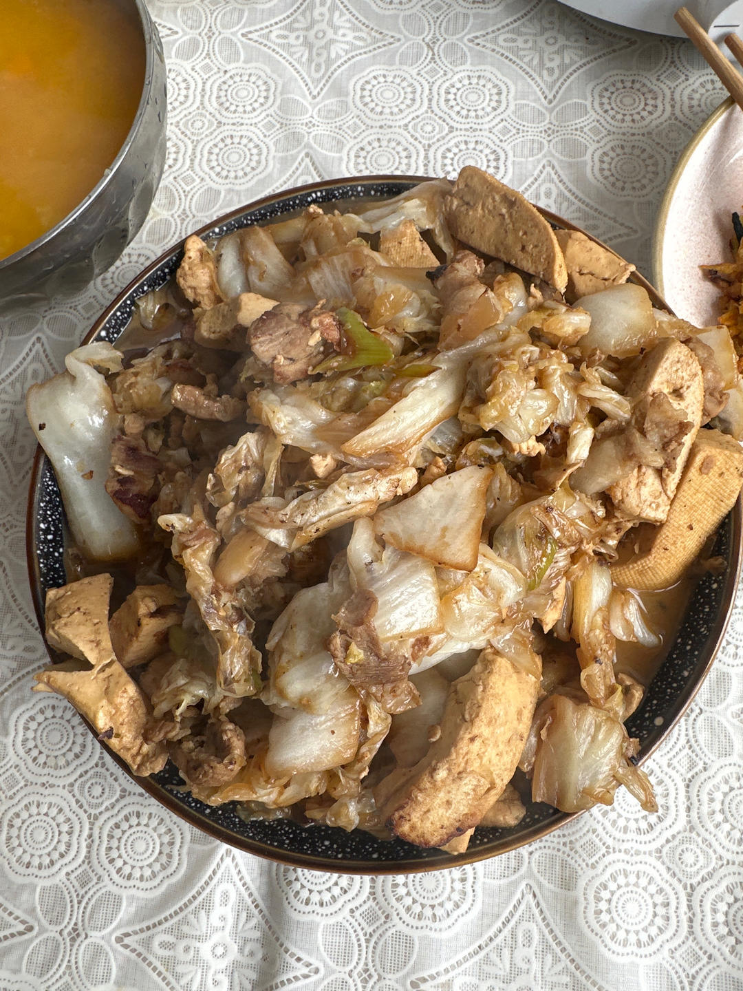 白菜炒豆腐