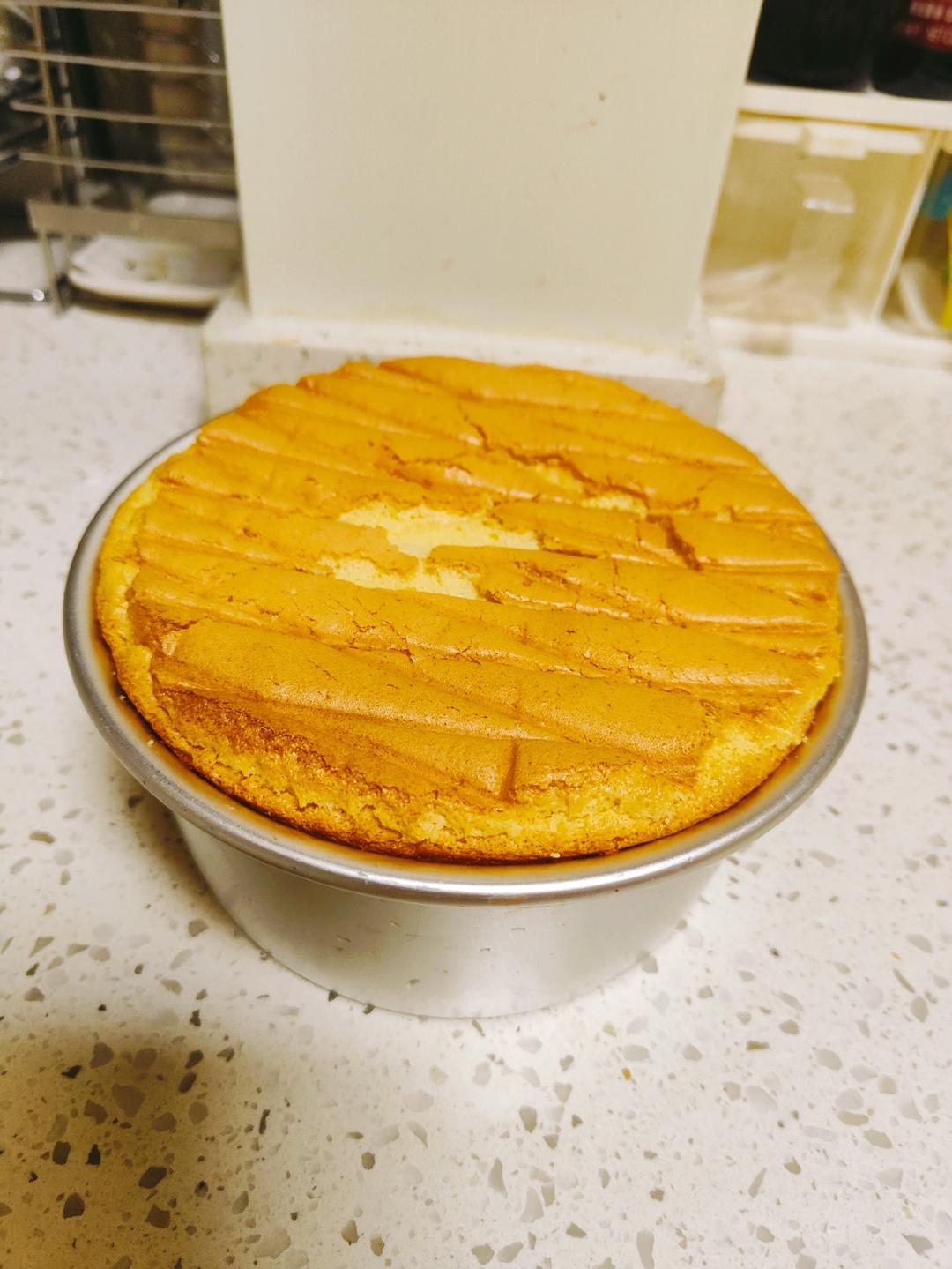 超柔软6寸戚风蛋糕(附8寸配方)零失败 超详细‼️含操作视频