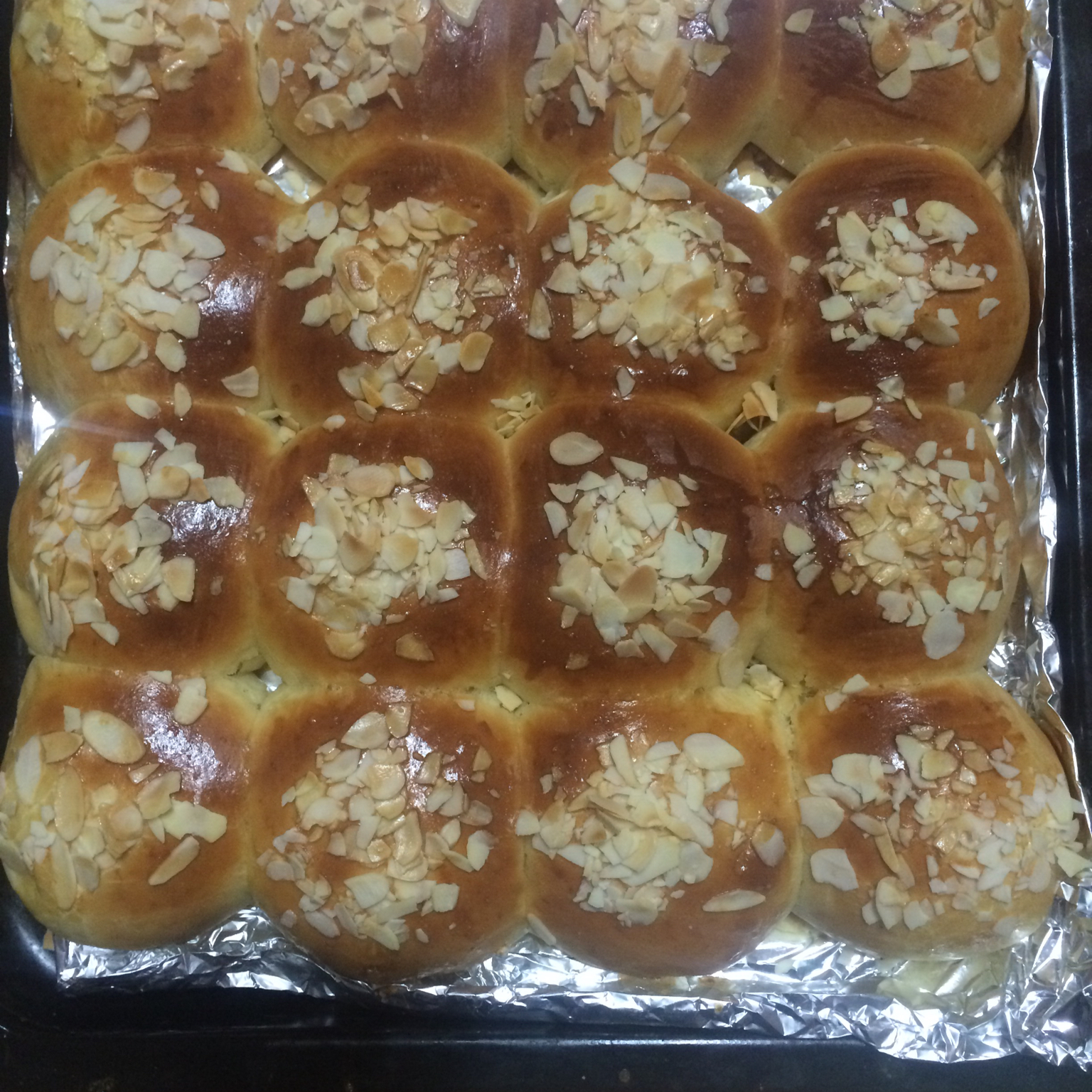 鲜奶油小餐包（一次发酵）