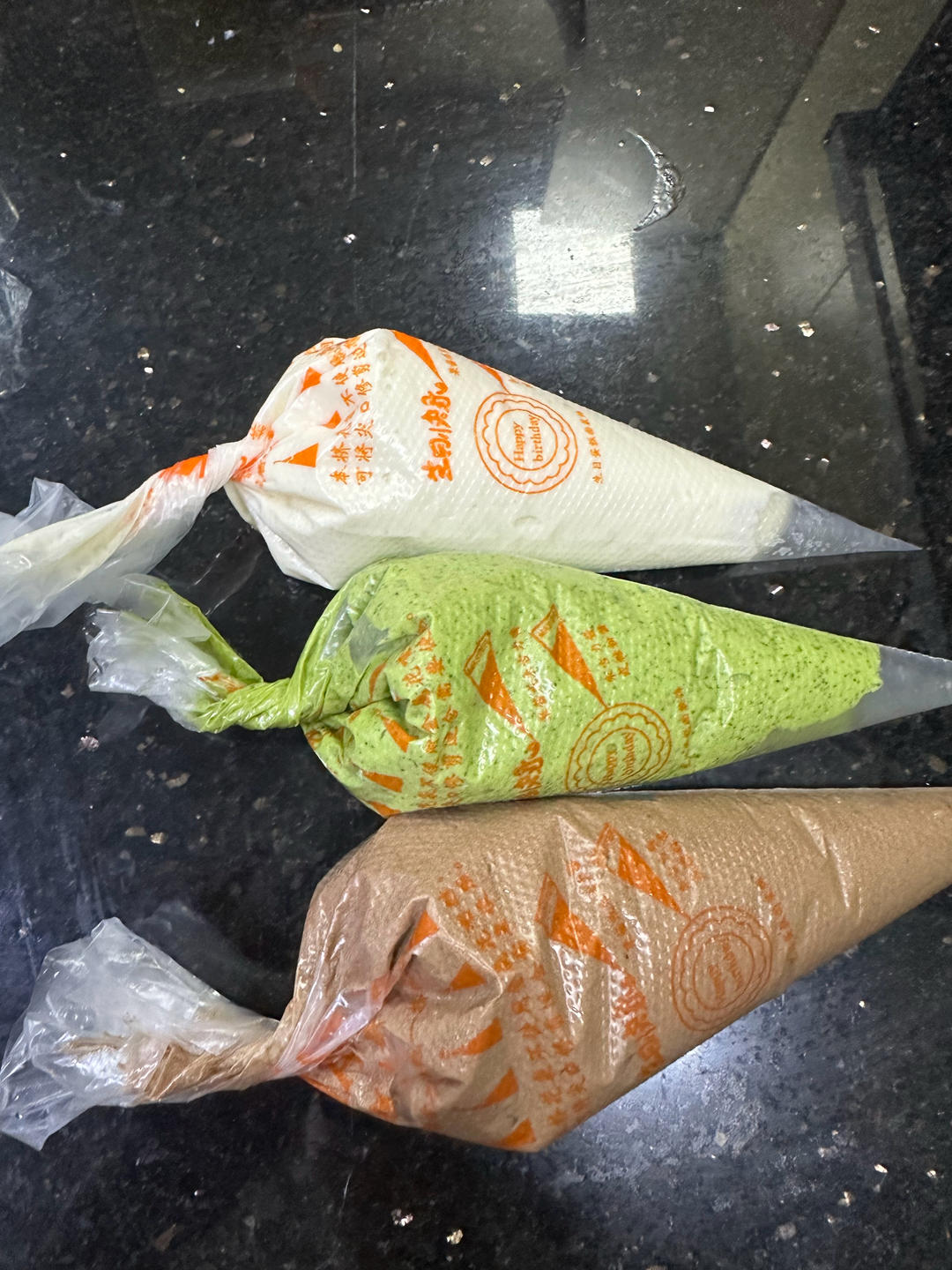 最简单的3色奶油脆片饼干（消耗淡奶油和蛋清）