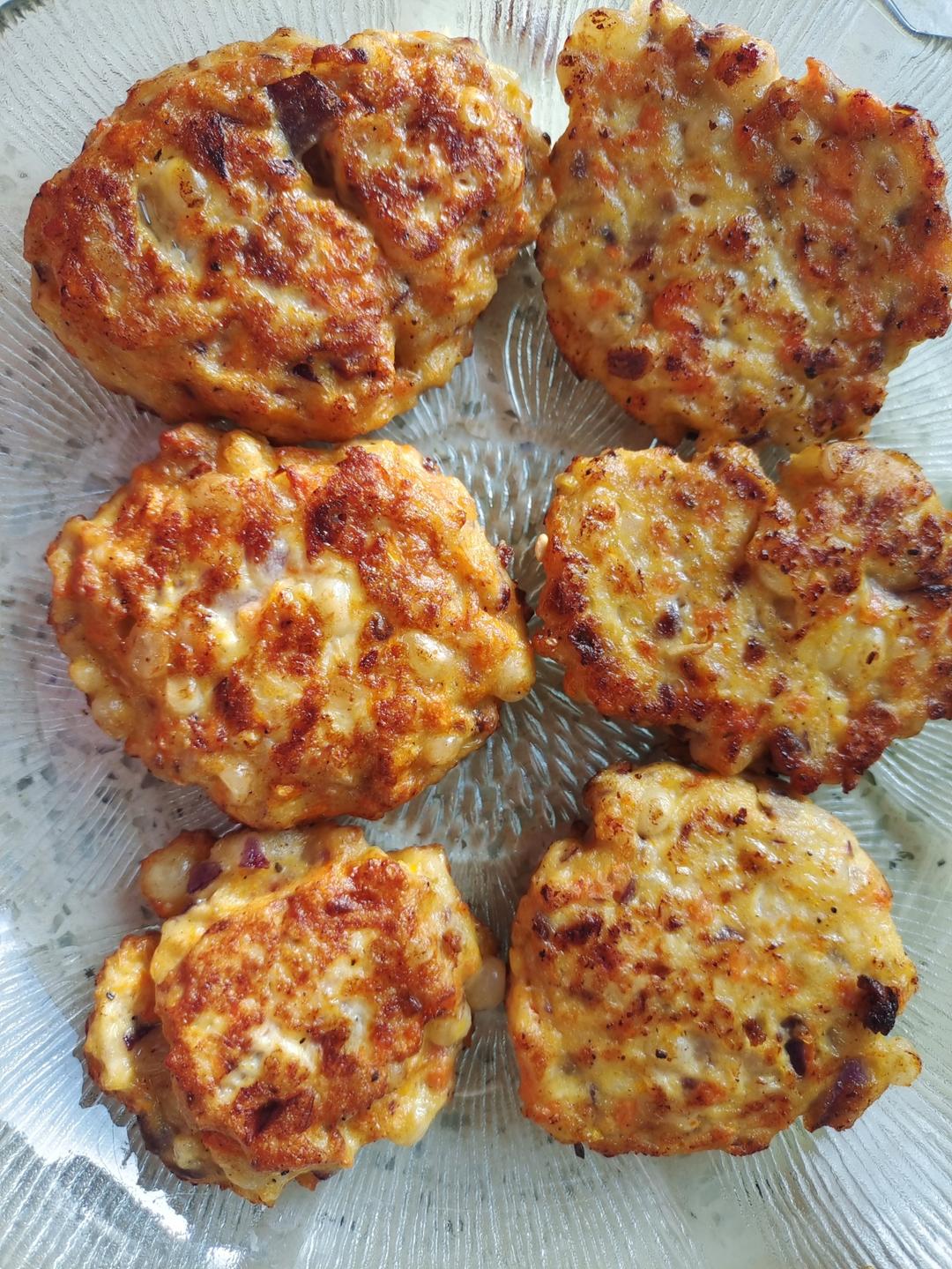 减肥餐低脂鸡胸肉饼